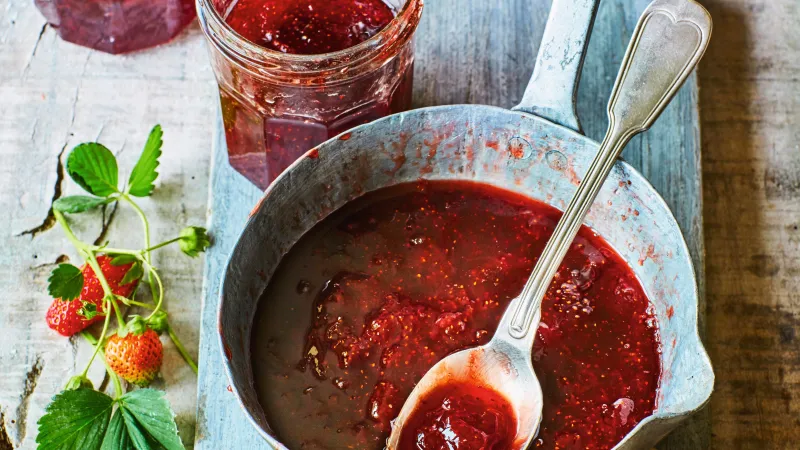 Jahodový džem s vanilkou
