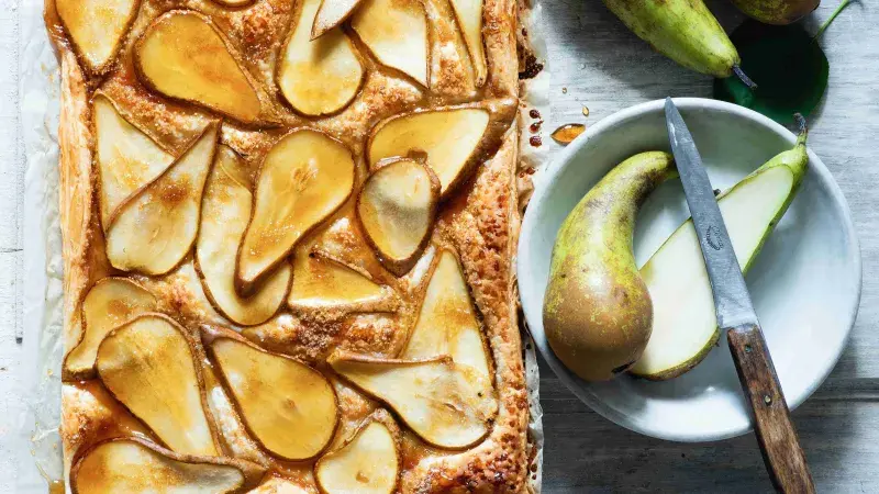 Jednoduchý hruškový koláč