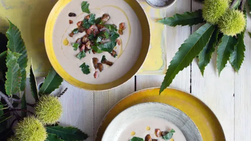 Kaštanovo-celerový krém