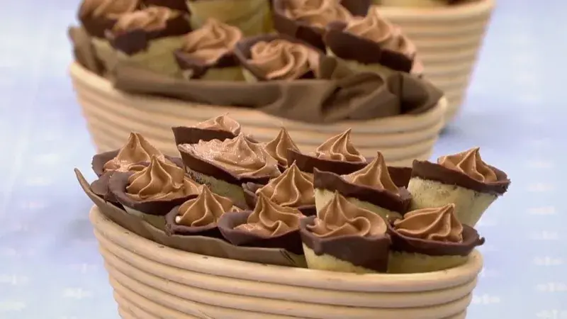 Kornoutky s čokoládovou náplní