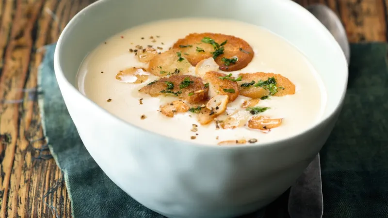 Krémová česnečka