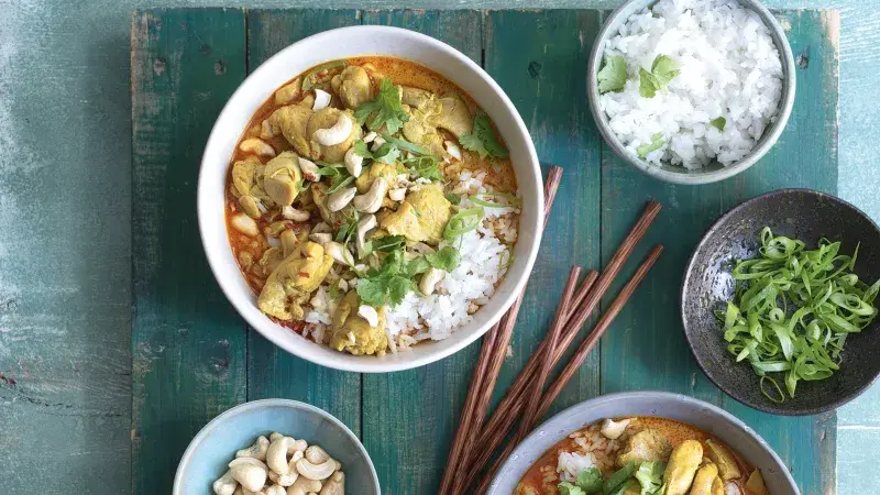 Kuřecí kari s kokosovým mlékem Kuřecí kari s kokosovým mlékem