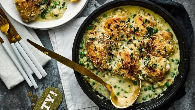 Kuře v krémové omáčce