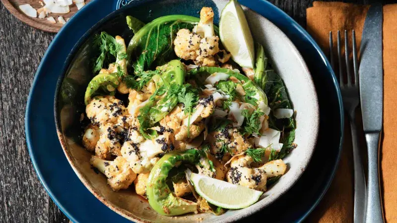 Květákové ,kari‘ s mákem