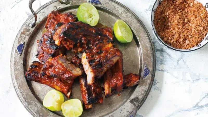 Lepivá vepřová žebírka s rapadurovou solí