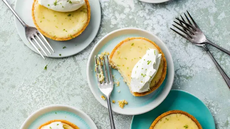 Limetovo-kokosové tartaletky