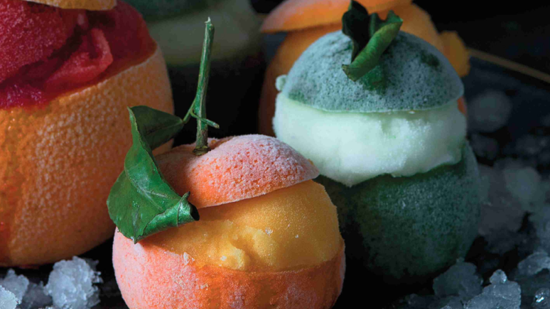 Limetový sorbet