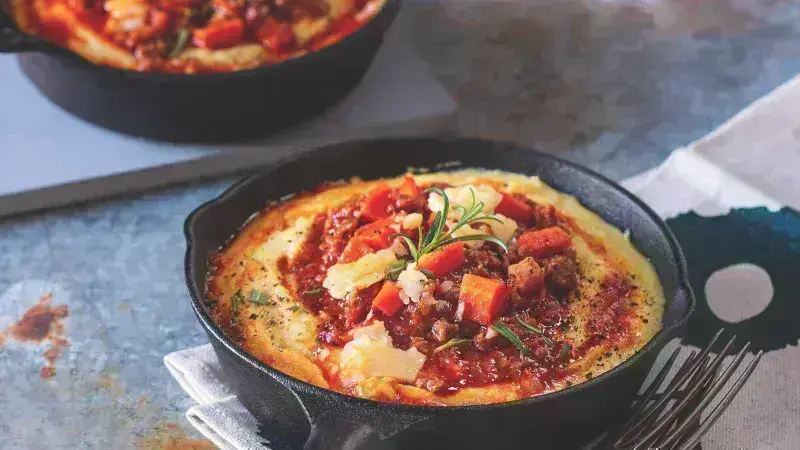 Masové ragú s polentou