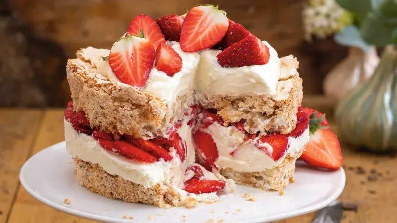 Mexický jahodový dort