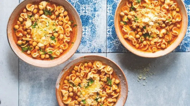 Těstoviny s cizrnou