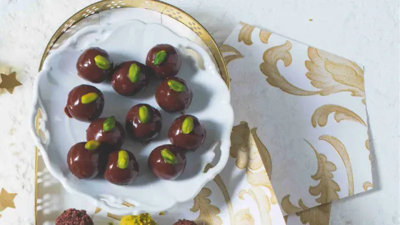 Mozartovy koule s pistáciemi