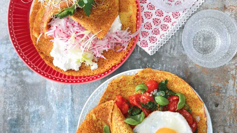 Mrkvová slaná palačinka