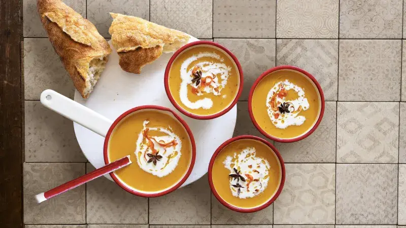 Mrkvový krém s badyánem