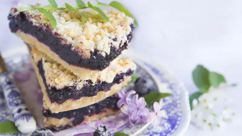 Nejjednodušší borůvkový koláč