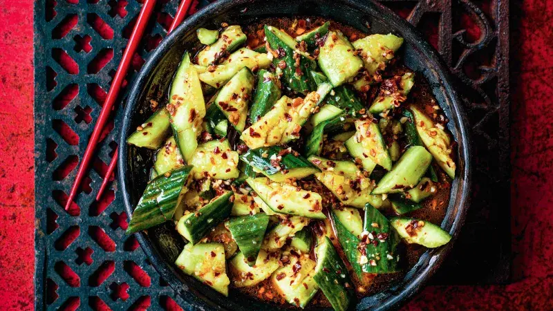 Okurky po sečuánsku