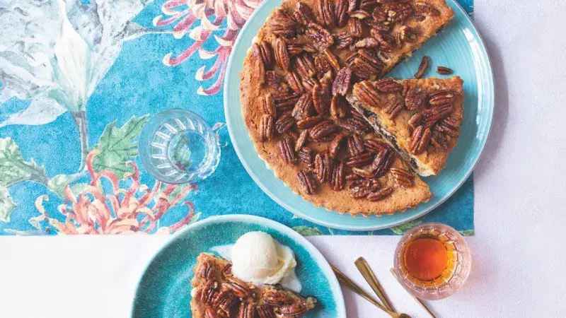 Ořechový koláč s koňakem