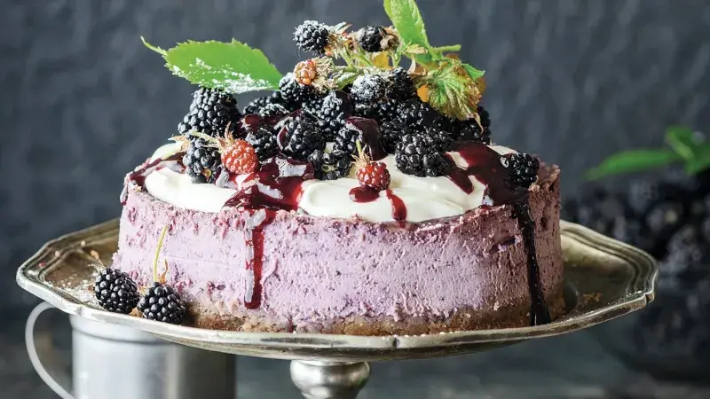 Ostružinový cheesecake