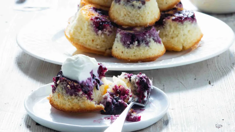 Ostružinové bábovičky