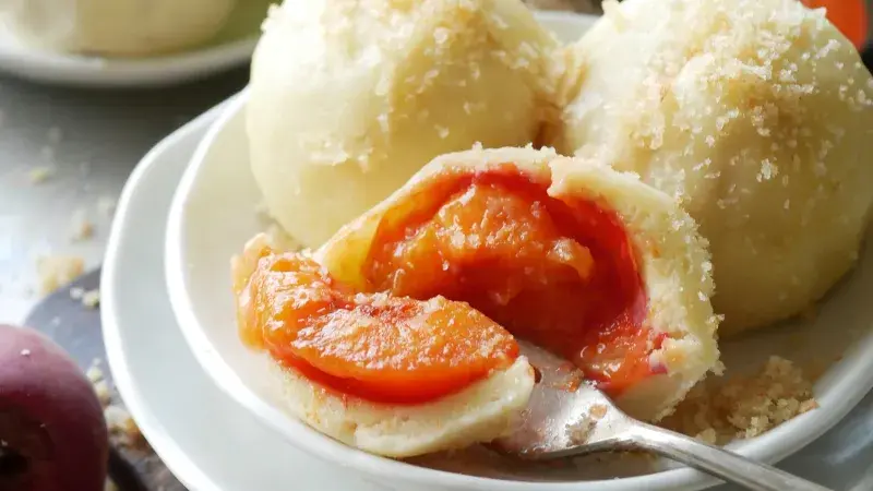 Tvarohové knedlíky s ovocem 