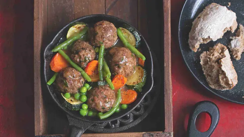 Pečené kuličky se zeleninou