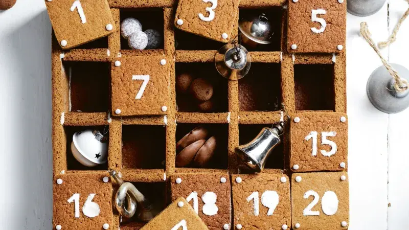 Perníkový adventní kalendář