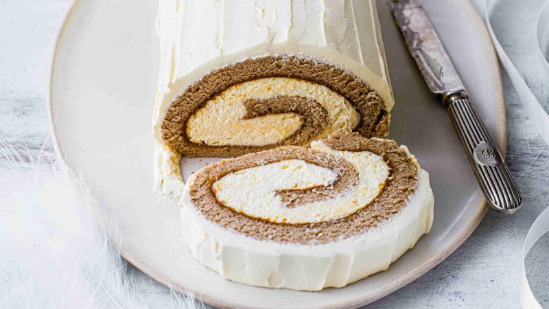 Perníkové vánoční polínko (Bûche de Noël)
