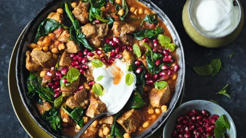 Perský hrnec s cizrnou a masem