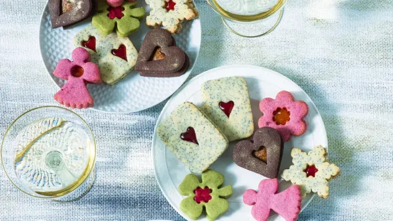 Pestré linecké cukroví