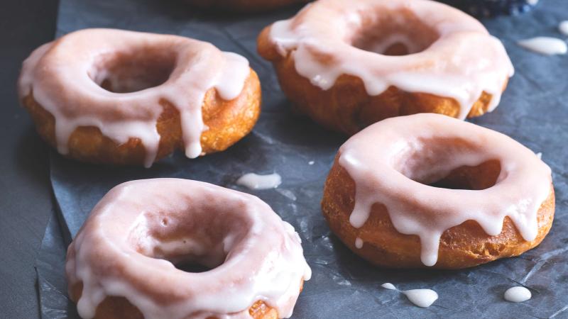 Polévané donuty bez kynutí