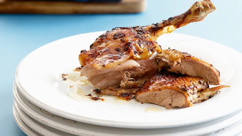 Pomalu pečená kachna