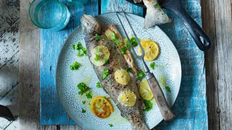 Pstruh po mlynářsku