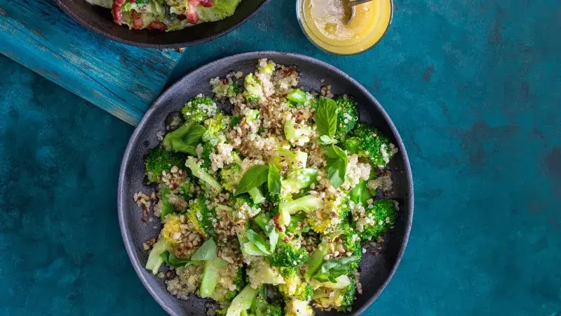 Quinoa s brokolicí