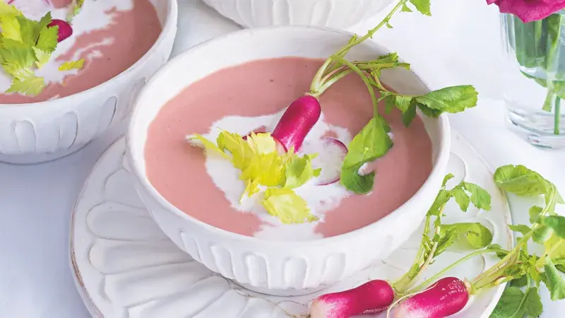 Ředkvičková krémová polévka