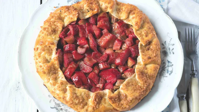 Rebarborová galetka