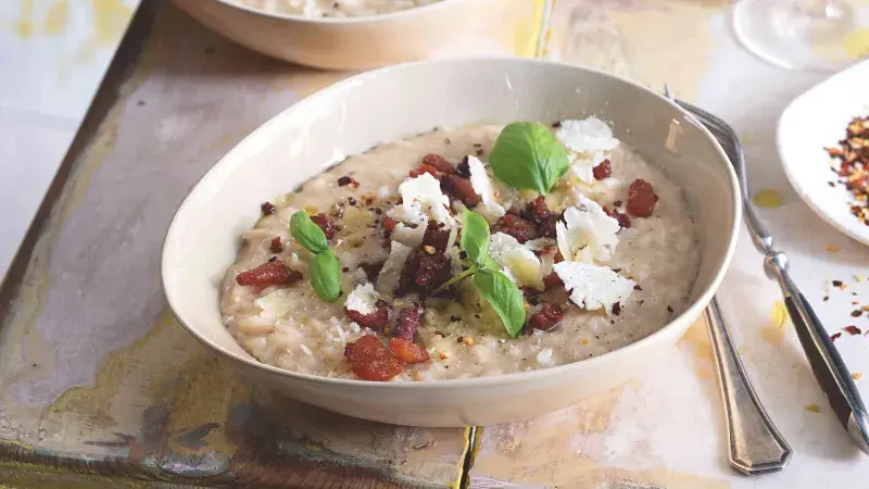 Rizoto „carbonara“