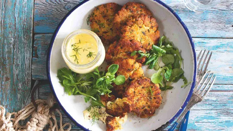 Rybí karbanátky s citronovo-koprovou majonézou