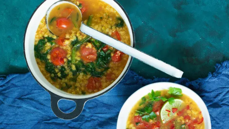 Rychlá čočková polévka