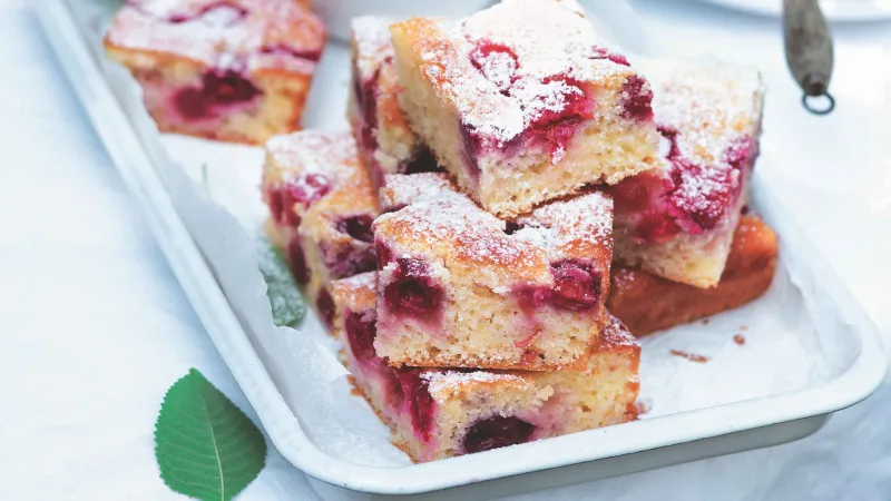 Rychlá bublanina s třešněmi