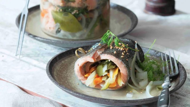 Rychlozavináče ze pstruha lososovitého