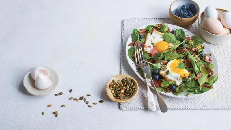 Salát z baby špenátu