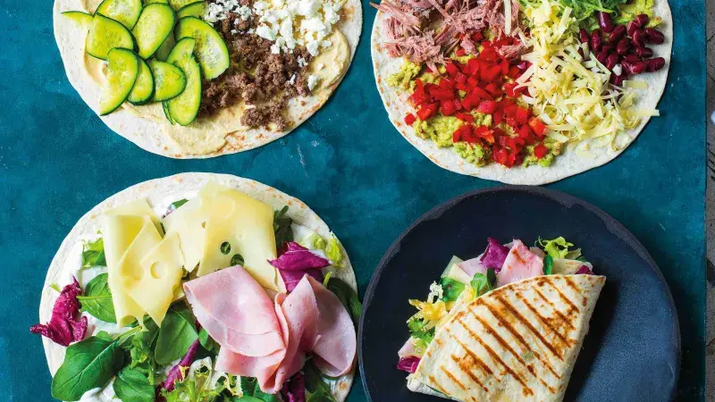  Skládané zapečené tortilly