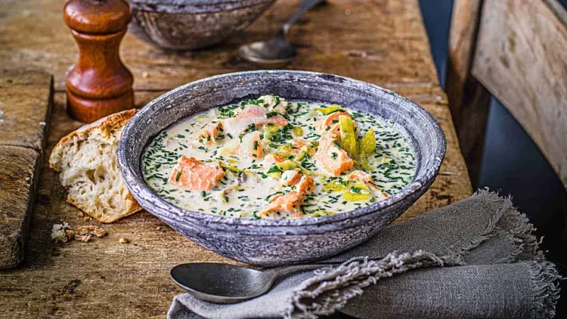 Skotská polévka Cullen skink