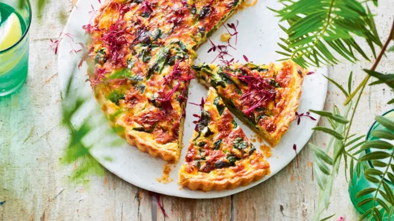 Slaný koláč se šťovíkem