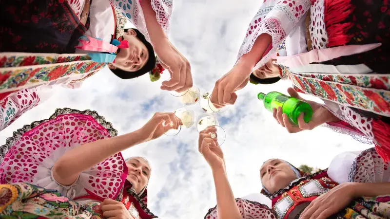 Slovácký soubor Lúčka s Slovácký krúžek Svatobořice-Mistřín