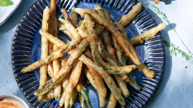 Smažené fazolové lusky