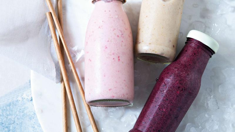 3x ovocné smoothie