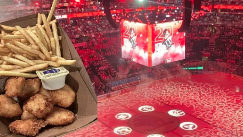 Jídlo na mistrovství světa v hokeji