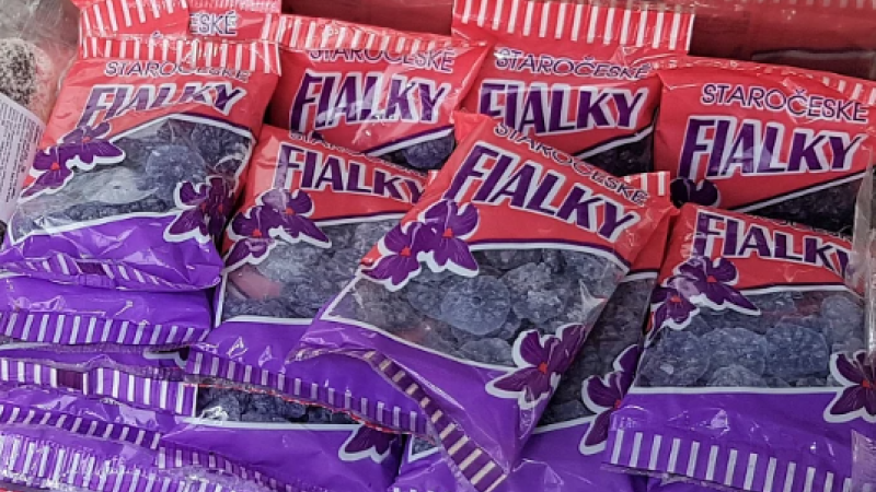 Bonbony Fialky