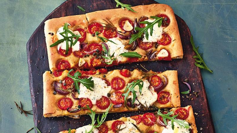 Focaccia s rajčaty