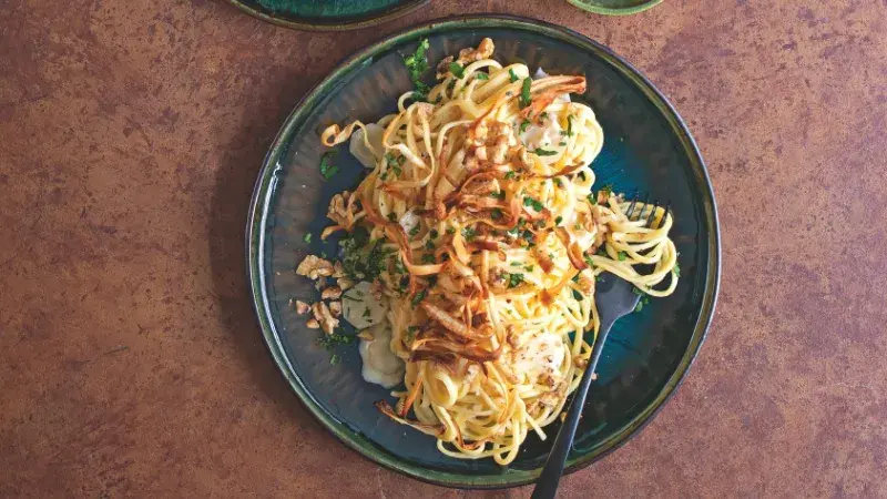 Těstoviny s petrželí dvojí konzistence